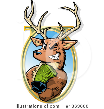 Buck Clipart #1363600 by Clip Art Mascots