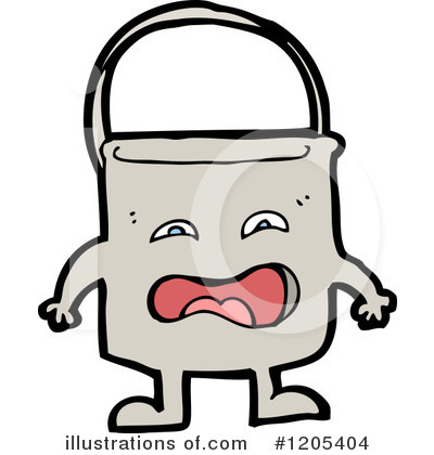 Royalty-Free (RF) Bucket Clipart Illustration by lineartestpilot - Stock Sample #1205404