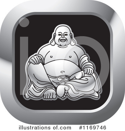 Royalty-Free (RF) Buddha Clipart Illustration by Lal Perera - Stock Sample #1169746
