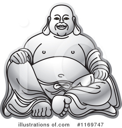 Royalty-Free (RF) Buddha Clipart Illustration by Lal Perera - Stock Sample #1169747