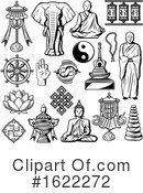 Buddhism Clipart #1622272 by Vector Tradition SM