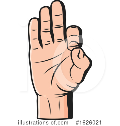 Hand Gesture Clipart #1626021 by Vector Tradition SM
