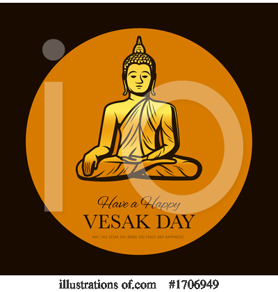 Royalty-Free (RF) Buddhism Clipart Illustration by Vector Tradition SM - Stock Sample #1706949