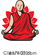 Buddhism Clipart #1740099 by Vector Tradition SM