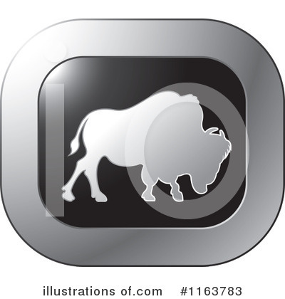 Royalty-Free (RF) Buffalo Clipart Illustration by Lal Perera - Stock Sample #1163783