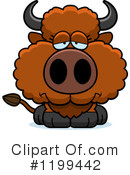 Buffalo Clipart #1199442 by Cory Thoman