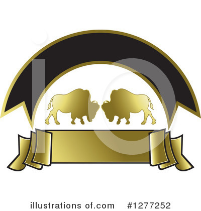 Royalty-Free (RF) Buffalo Clipart Illustration by Lal Perera - Stock Sample #1277252