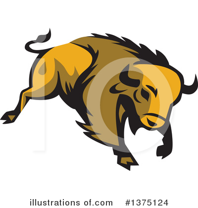 Bison Clipart #1375124 by patrimonio