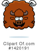 Buffalo Clipart #1420191 by Cory Thoman