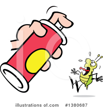 Bug Clipart #1380687 by Johnny Sajem