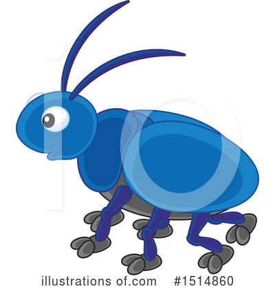 Royalty-Free (RF) Bug Clipart Illustration by Alex Bannykh - Stock Sample #1514860