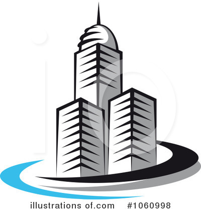 Royalty-Free (RF) Buildings Clipart Illustration by Vector Tradition SM - Stock Sample #1060998
