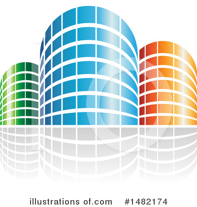 Royalty-Free (RF) Buildings Clipart Illustration by cidepix - Stock Sample #1482174