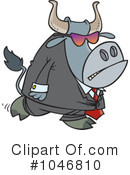 Bull Clipart #1046810 by toonaday