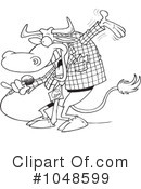 Bull Clipart #1048599 by toonaday