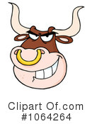 Bull Clipart #1064264 by Hit Toon