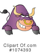 Bull Clipart #1074393 by Hit Toon