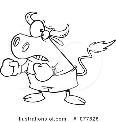 Bullfighter Clipart #1077626 by toonaday