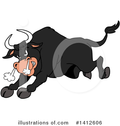 Bovine Clipart #1412606 by LaffToon