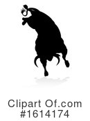 Bull Clipart #1614174 by AtStockIllustration