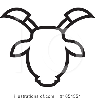 Bull Clipart #1654554 by Lal Perera