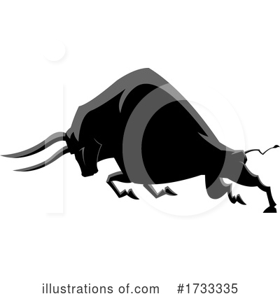 Bull Clipart #1733335 by Hit Toon