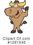Bull Mascot Clipart #1281645 by Mascot Junction