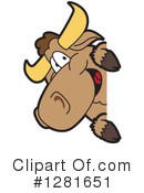 Bull Mascot Clipart #1281651 by Mascot Junction
