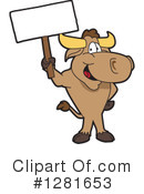 Bull Mascot Clipart #1281653 by Mascot Junction