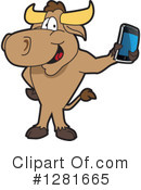 Bull Mascot Clipart #1281665 by Mascot Junction