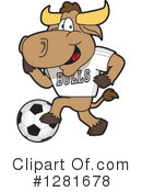 Bull Mascot Clipart #1281678 by Mascot Junction