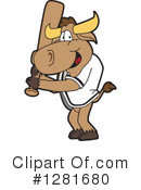 Bull Mascot Clipart #1281680 by Mascot Junction