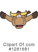 Bull Mascot Clipart #1281681 by Mascot Junction