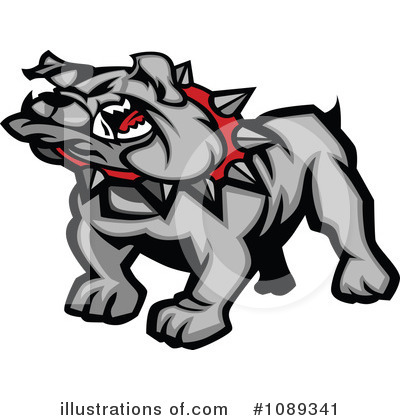 Royalty-Free (RF) Bulldog Clipart Illustration by Chromaco - Stock Sample #1089341