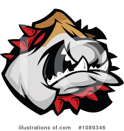 Royalty-Free (RF) Bulldog Clipart Illustration by Chromaco - Stock Sample #1089346
