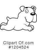 Bulldog Clipart #1204524 by Cory Thoman