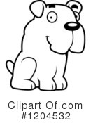Bulldog Clipart #1204532 by Cory Thoman