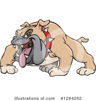 Royalty-Free (RF) Bulldog Clipart Illustration by Dennis Holmes Designs - Stock Sample #1264202