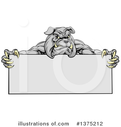 Royalty-Free (RF) Bulldog Clipart Illustration by AtStockIllustration - Stock Sample #1375212