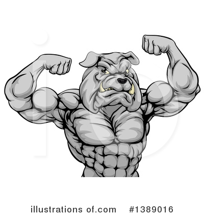 Royalty-Free (RF) Bulldog Clipart Illustration by AtStockIllustration - Stock Sample #1389016