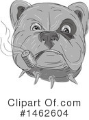 Bulldog Clipart #1462604 by patrimonio
