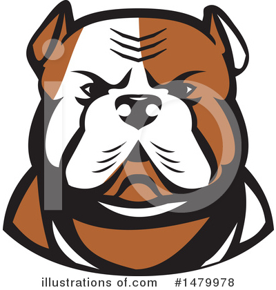 Royalty-Free (RF) Bulldog Clipart Illustration by patrimonio - Stock Sample #1479978