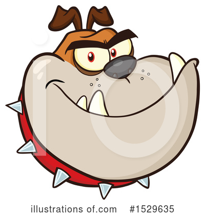Royalty-Free (RF) Bulldog Clipart Illustration by Hit Toon - Stock Sample #1529635