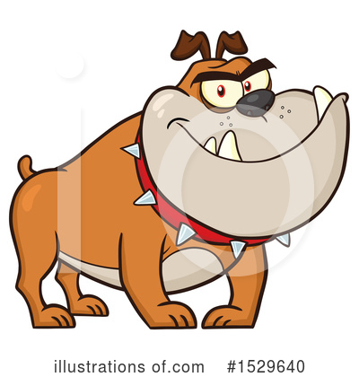 Royalty-Free (RF) Bulldog Clipart Illustration by Hit Toon - Stock Sample #1529640