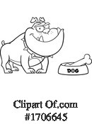 Bulldog Clipart #1706645 by Hit Toon
