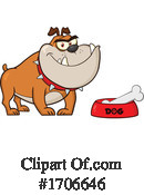 Bulldog Clipart #1706646 by Hit Toon