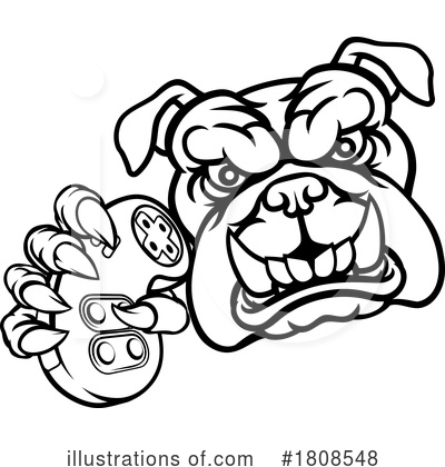 Royalty-Free (RF) Bulldog Clipart Illustration by AtStockIllustration - Stock Sample #1808548