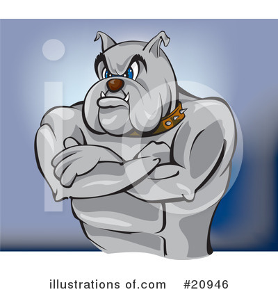 Royalty-Free (RF) Bulldog Clipart Illustration by Paulo Resende - Stock Sample #20946