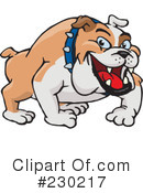 Bulldog Clipart #230217 by Dennis Holmes Designs