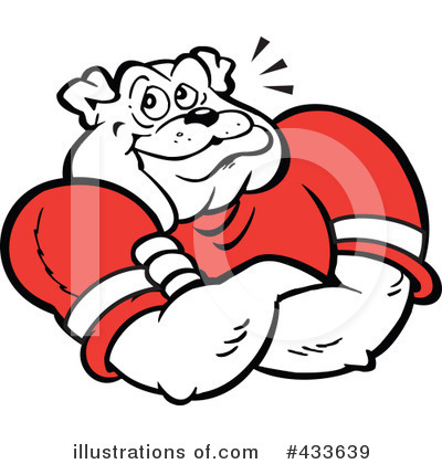 Royalty-Free (RF) Bulldog Clipart Illustration by Johnny Sajem - Stock Sample #433639